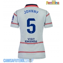 Camisa de time de futebol Atletico Madrid Johnny Cardoso #5 Replicas 3º Equipamento Feminina 2026-27 Manga Curta